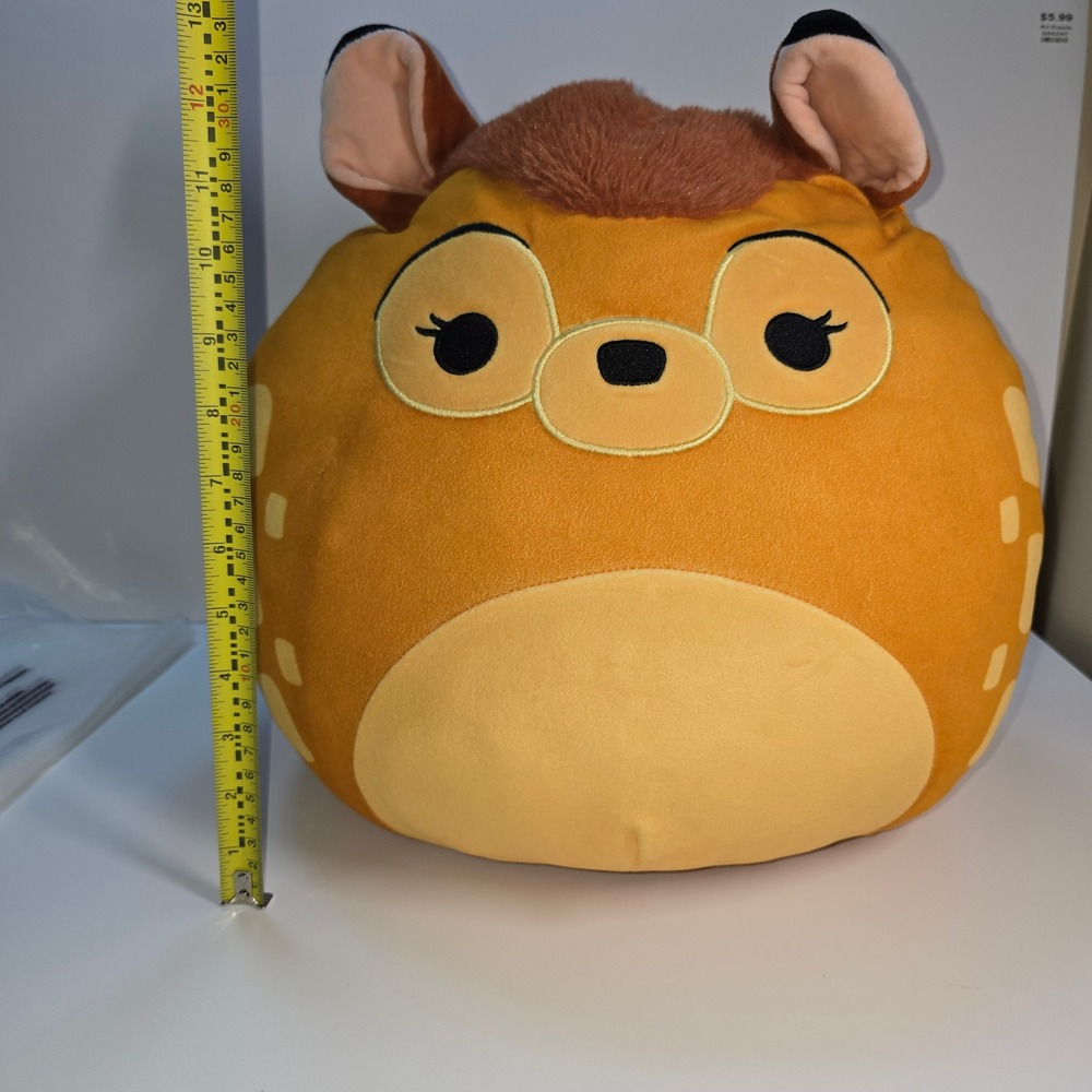 Disney Bambi Squishmallow 14" Plush Deer Stuffed Animal Large Cute Soft Kellytoy - Picture 12 of 14